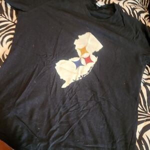 Black T-Shirt with Graphic Design